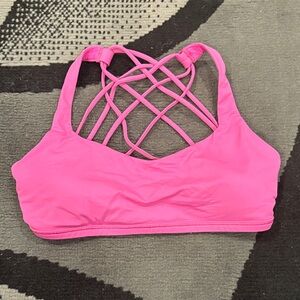 Lululemon Pink Sports Bra